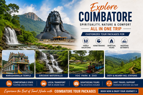 Chennai, Travel, Affordable Coimbatore Tour Packages For Family & Honeymoon