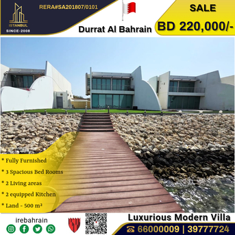 Manama, Real Estate For Sale, BHD 220000,  3 BR,  Fully Furnished Luxury Villa For Sale In Durrat Al Bahrain