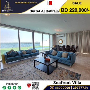 Manama, Real Estate For Sale, BHD 220000,  3 BR,  Fully Furnished Luxury Villa For Sale In Durrat Al Bahrain