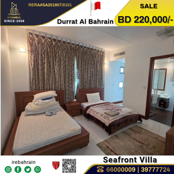 Manama, Real Estate For Sale, BHD 220000,  3 BR,  Fully Furnished Luxury Villa For Sale In Durrat Al Bahrain