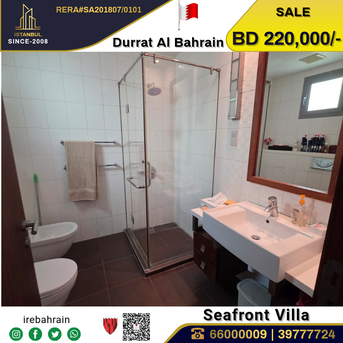 Manama, Real Estate For Sale, BHD 220000,  3 BR,  Fully Furnished Luxury Villa For Sale In Durrat Al Bahrain