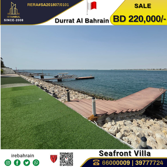 Manama, Real Estate For Sale, BHD 220000,  3 BR,  Fully Furnished Luxury Villa For Sale In Durrat Al Bahrain