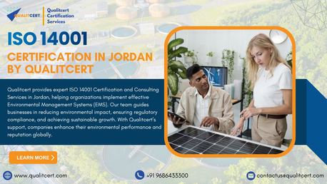 Amman, Business, ISO 14001 Certification In Jordan By Qualitcert: Building Sustainable Environmental Manage