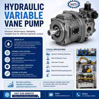 Ghaziabad, Wholesale Products, Trusted Hydraulic Variable Vane Pump