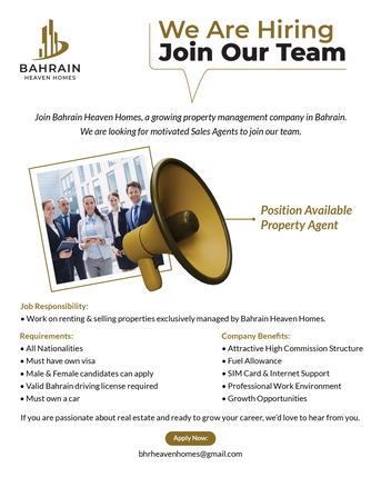 Manama, Jobs, Property Agent
