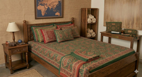Mumbai, Household Items, INR 1499,  Handloom Cotton Bed Sheets &mdash; 245 GSM Pure Cotton, 210 TC Single-Ply, Artisan Made