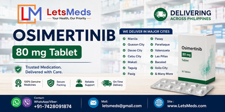 Makati City, Health & Beauty Items, PHP 1,  Osimertinib 80 Mg Tablet Cost Manila