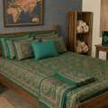 INR 1499,  Bedsheet Double Bed With 2 Pillow Covers &mdash; 245 GSM Pure Cotton, Handloom Woven