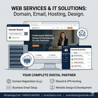 Al Malaz, Web Design & Development, Website Design, Business Email & Company Profile, Pre-Qualification (EN/ AR/ Bilingual)