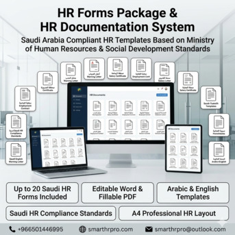 Al Malaz, Business, HR Forms & Company Branding Package - Saudi Standard Branding & MHRSD Standard HR Forms