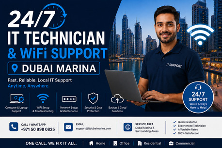 Dubai Marina, Technical, Best WiFi Technician Services In Dubai Marina
