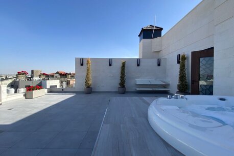 Abdoun, Apartments, Flats, Houses & Villas, JOD 490000/year,  Furnished,  5 BR,  00 Sq. Meter,  Abdoun Luxury Rooftop Duplex: Unrivaled Elegance.