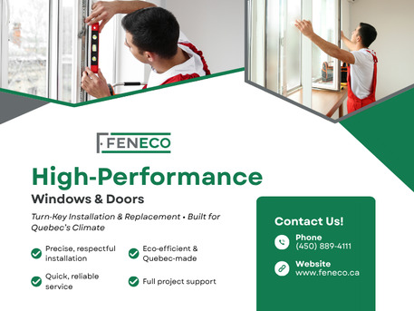 Montreal, Construction, High-Quality Windows And Doors In Montreal | Feneco