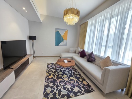 Juffair, Apartments, Flats, Houses & Villas, BHD 500/month,  Furnished,  2 BR,  120 Sq. Meter,  Stunning | Bright | Modern Interior | Balcony | Great Facilities