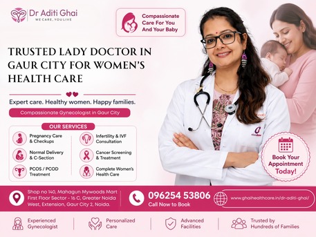Noida, Health, Trusted Lady Doctor In Gaur City For Women&rsquo;s Health Care