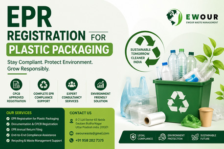 Noida, Recycling, EPR Registration For Plastic Packaging - Ewour Waste Management