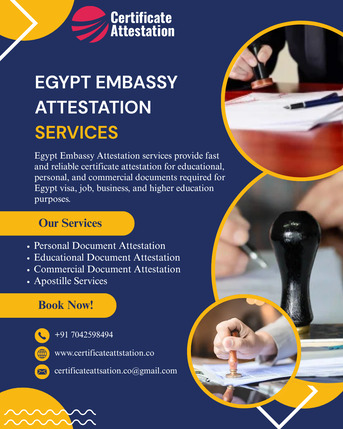 Cairo, Education, Egypt Embassy Attestation Services By Cetificateattestation