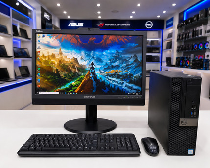 Manama, Computers, BHD 99,  DELL Core I7 6th Gen Computer Set 22" FHD Multimedia Monitor Built In Webcam 8GB DDR4 RAM