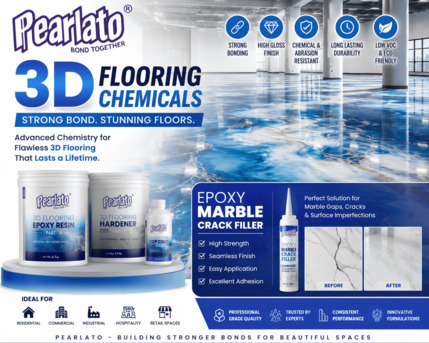 New Delhi, Materials, Buy Best 3D Flooring Chemicals By Pearlato Today