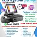 BHD 139,  POS System With POS Software Cash Drawer,Receipt Printer Only 1 Time Payment, Use Lifetime