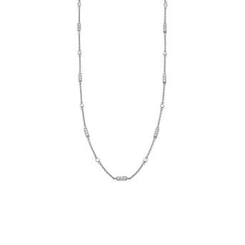 New York, Business, Buy 18 Karat White Gold Chain For Spring Season &ndash; Elegant Diamond Necklace