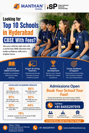Hyderabad, Education, Looking For Top 10 Schools In Hyderabad CBSE With Fees?