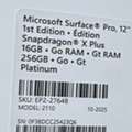 SAR 3150,  Microsoft Surface Pro 12-inch In Platinum Color With Snapdragon X Plus Processor, 16GB RAM
