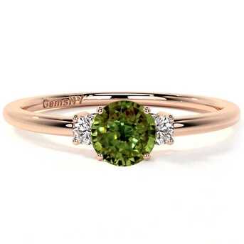 New York, Jewelry, USD 3826,  Natural Alexandrite Engagement Ring At GemsNY