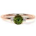 USD 3826,  Natural Alexandrite Engagement Ring At GemsNY