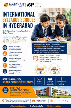 Hyderabad, Education, Future-Ready International Syllabus Schools In Hyderabad