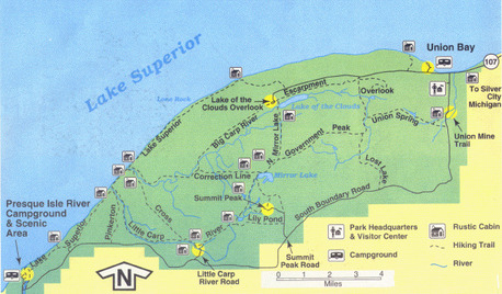 New York, Travel, Explore Trails And Lakes In Porcupine Mountains, Michigan