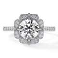 USD 2238,  Round Shape IGI Certified Natural Diamond Rings - 2.41cttw