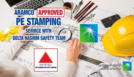 Ras Tanura, Technical, PE STAMPING ARAMCO APROVED