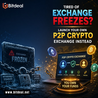 Dubai, Business, Tired Of Exchange Freezes? Launch Your Own P2P Crypto Exchange Instead