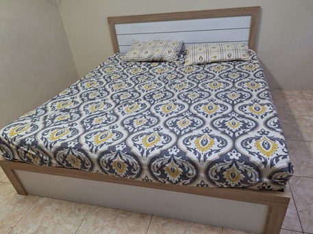 Jubail, Furniture, SAR 400,  I Want To Sell Double Bed With Mattress In Almost New Condition