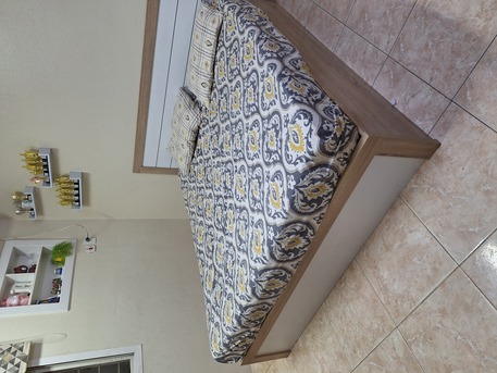 Jubail, Furniture, SAR 400,  I Want To Sell Double Bed With Mattress In Almost New Condition