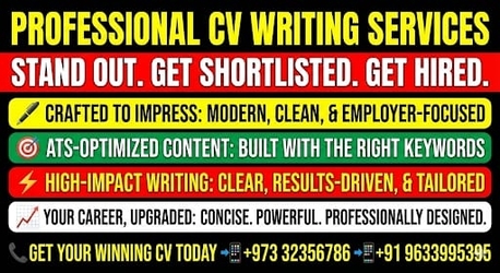 Manama, Writing, Professional CV Writing & ATS Optimization