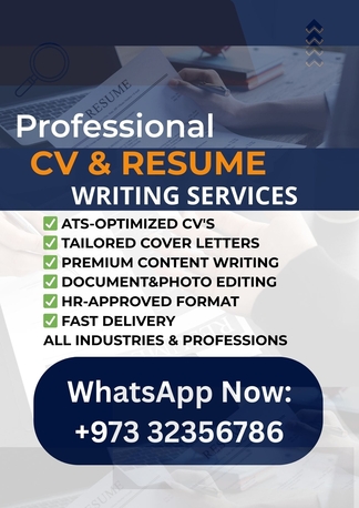 Manama, Writing, Professional CV Writing & ATS Optimization