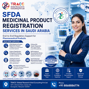 Gurugram, Medical, SFDA Medicinal Product Registration Services In Saudi Arabia