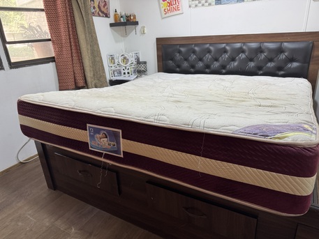Jubail, Household Items, SAR 1700,  King Size Storage Bed With Latex Matress