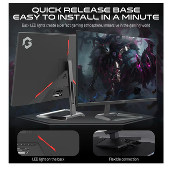 Al Sharafeyah, Electronics, SAR 790,  GAMEON 32&rdquo; VA Gaming Monitor &ndash; FHD 1920x1080, 165Hz Refresh Rate, 1ms Response Time, Edge-
