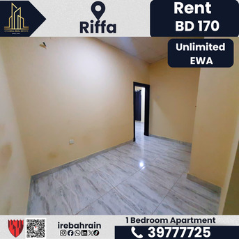 Riffa, Apartments, Flats, Houses & Villas, BHD 170/month,  Furnished,  Studio,  1 Bedroom Semi Furnished Apartment For Rent &ndash; Riffa | BD 170/- Inclusive