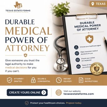 Dallas, Legal, Durable Medical Power Of Attorney In Texas