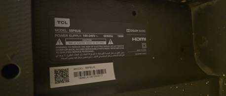 Al Hamra, Electronics, SAR 950,  TCL 55"