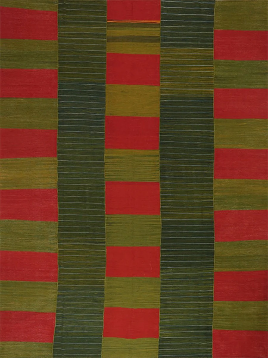 Dallas, Furniture, USD 1750,  8x12 Green Red Persian Kilim Rug In Dallas TX
