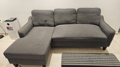 Riyadh, Furniture, SAR 900,  L Shape Sofa Bed 3 Seater
