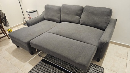 Riyadh, Furniture, SAR 900,  L Shape Sofa Bed 3 Seater
