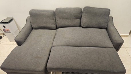 Riyadh, Furniture, SAR 900,  L Shape Sofa Bed 3 Seater