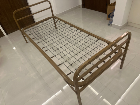 Khobar, Furniture, SAR 100,  Single Steel Bed - Without Mattress