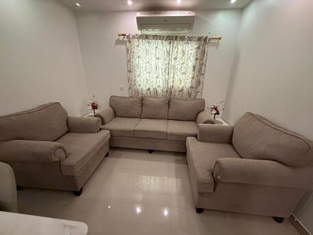 Riyadh, Free Items, SAR 1500,  Luxury Sofa Set (7‑Seater) + Center & Side Tables &ndash; Excellent Condition